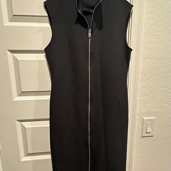 Zara Black Sleeveless Dress - Picture 6 of 9